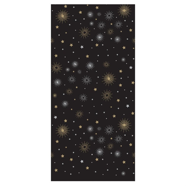 Swantex Swansilk Midnight Sparkle Slipcover 900x900mm (Pack of 100) - HY181 Banquet Rolls & Slip Covers Swantex