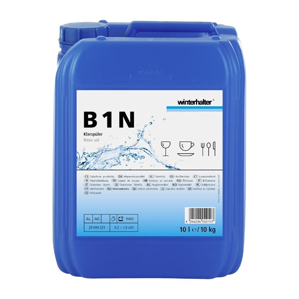 Winterhalter B1N Neutral Rinse Aid 10Ltr - HY204 Winterhalter