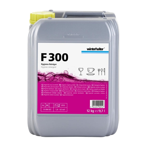 Winterhalter F300 Aluminium Safe All Purpose Hygienic Detergent 9.7Ltr - HY212 Winterhalter