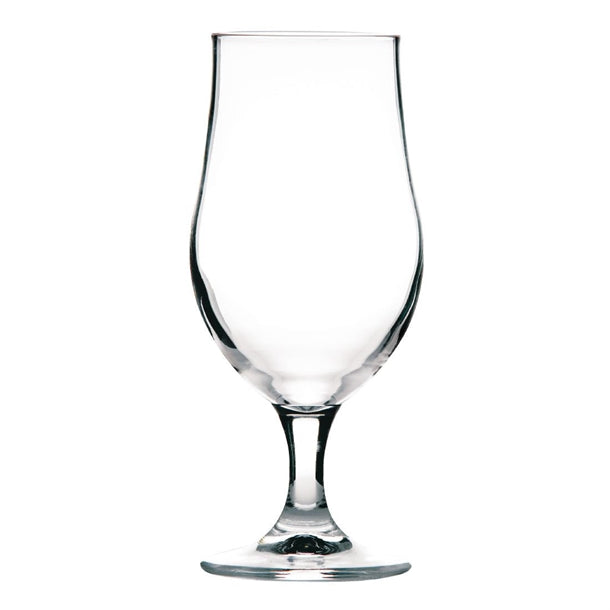 Onis Munique Stemmed Beer Glasses Lined UKCA 370ml (Pack of 6) - HY225 Beer Glasses Onis