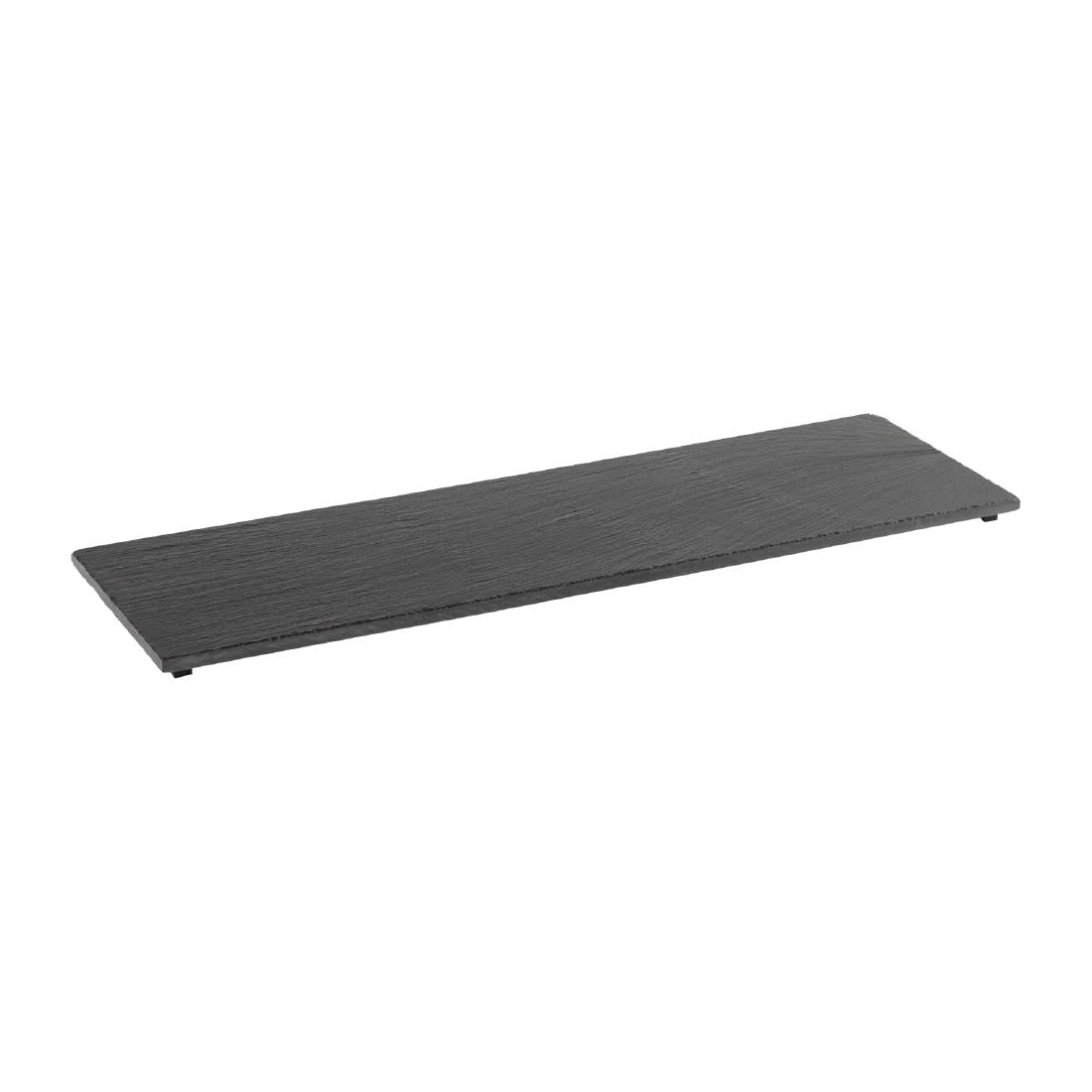 APS Natural Slate Tray GN 2/4 Black 530x162mm - HY230 APS
