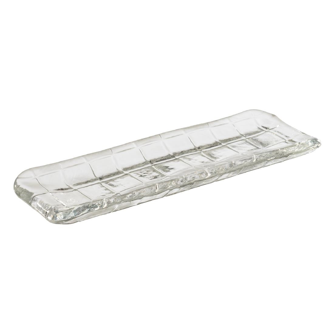 APS Takashi Sushi Board Clear Glass 190x65mm - HY312 APS