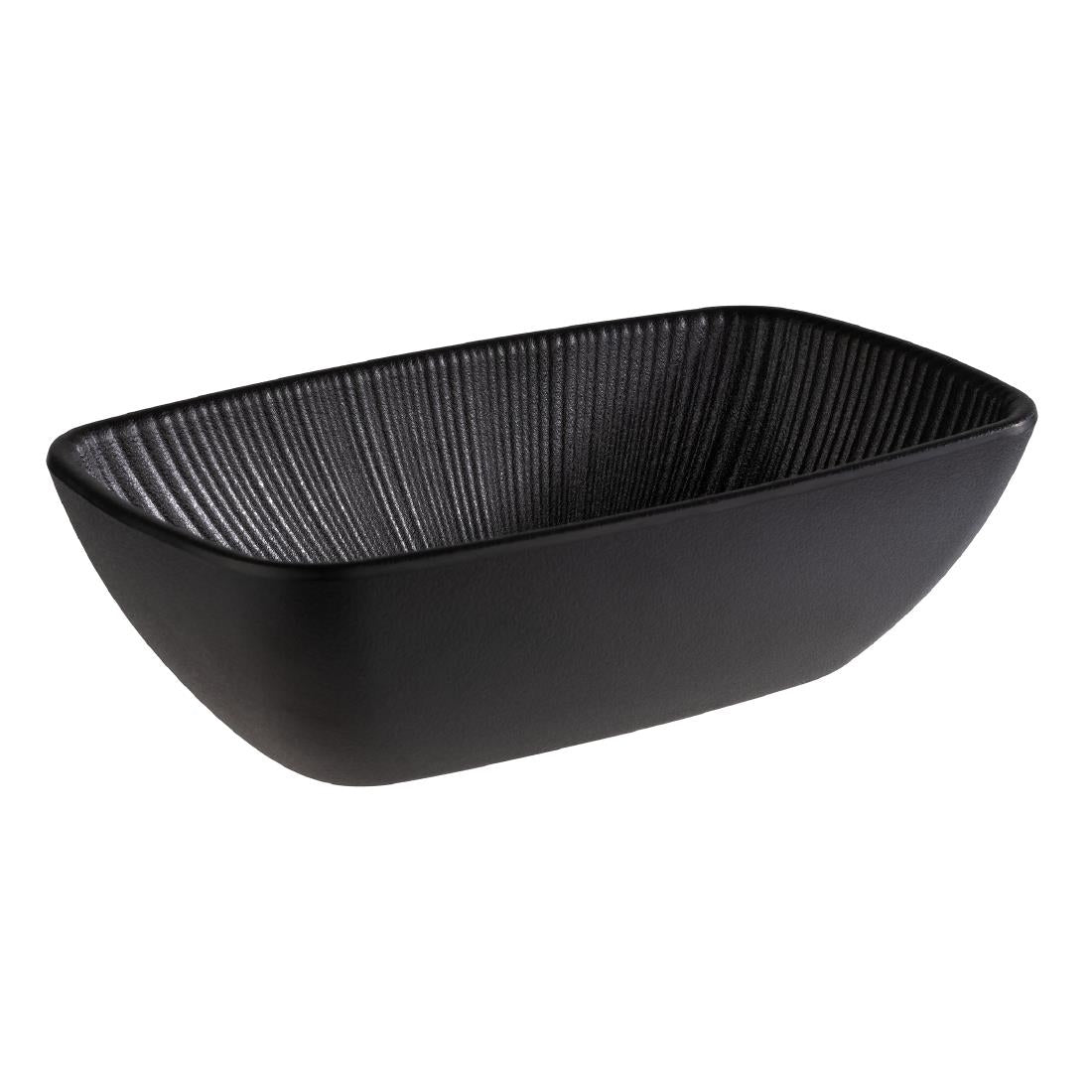 APS Nero Bowl GN 1/9 Black 176x108x55mm - HY381 APS