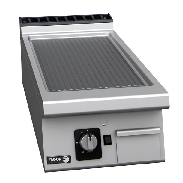 Fagor 900 Series Countertop Ribbed Plate Gas Griddle FT-G905 R - HY840 Fagor