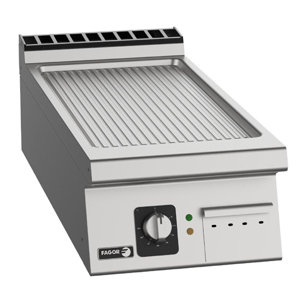 Fagor 900 Series Countertop Ribbed Plate Electric Griddle FT-E905 R - HY845 Fagor