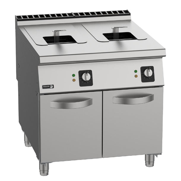 Fagor 900 Series Freestanding Twin Tank 2x 15Ltr Gas Fryer F-G9215 - HY863 Freestanding Electric Fryers Fagor
