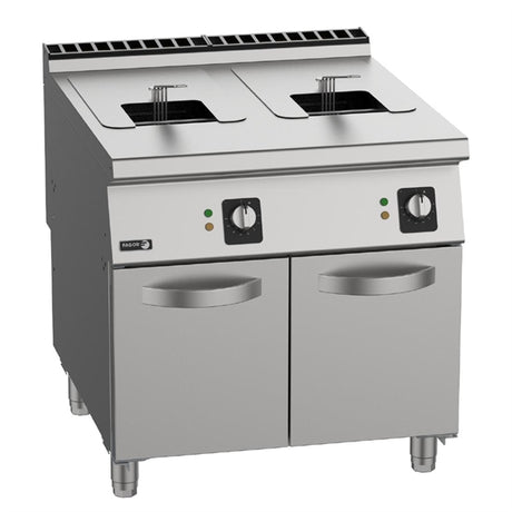 Fagor 900 Series Freestanding Twin Tank 2x 15Ltr Gas Fryer F-G9215 - HY863 Freestanding Electric Fryers Fagor