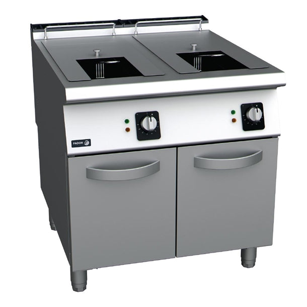 Fagor 900 Series Freestanding Twin Tank 2x 21Ltr Gas Fryer F-G9221 - HY865 Freestanding Electric Fryers Fagor