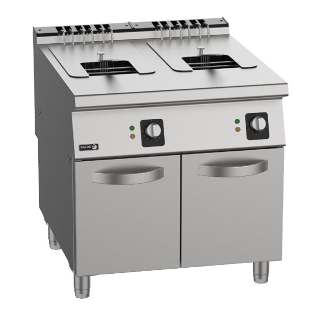 Fagor 900 Series Freestanding Twin Tank 2x 15Ltr Electric Fryer F-E9215 - HY867 Freestanding Electric Fryers Fagor