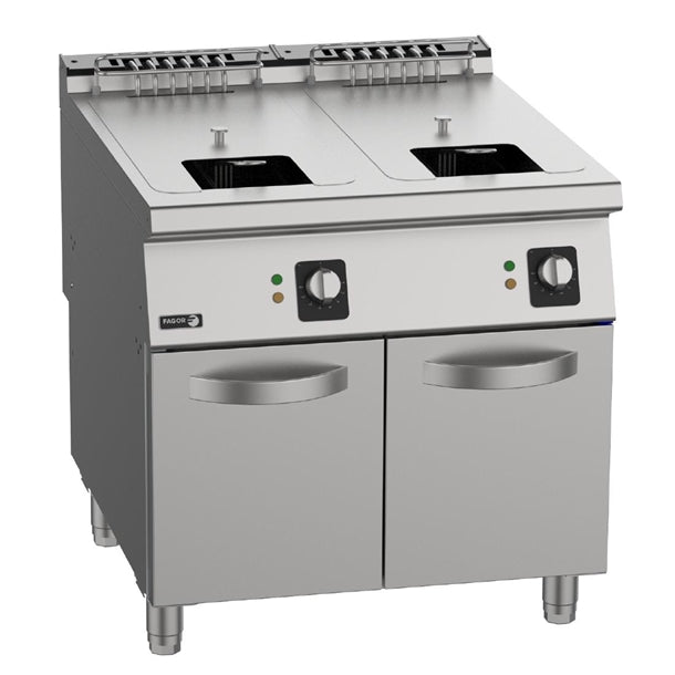 Fagor 900 Series Freestanding Twin Tank 2x 21Ltr Electric Fryer F-E9221 - HY869 Freestanding Electric Fryers Fagor