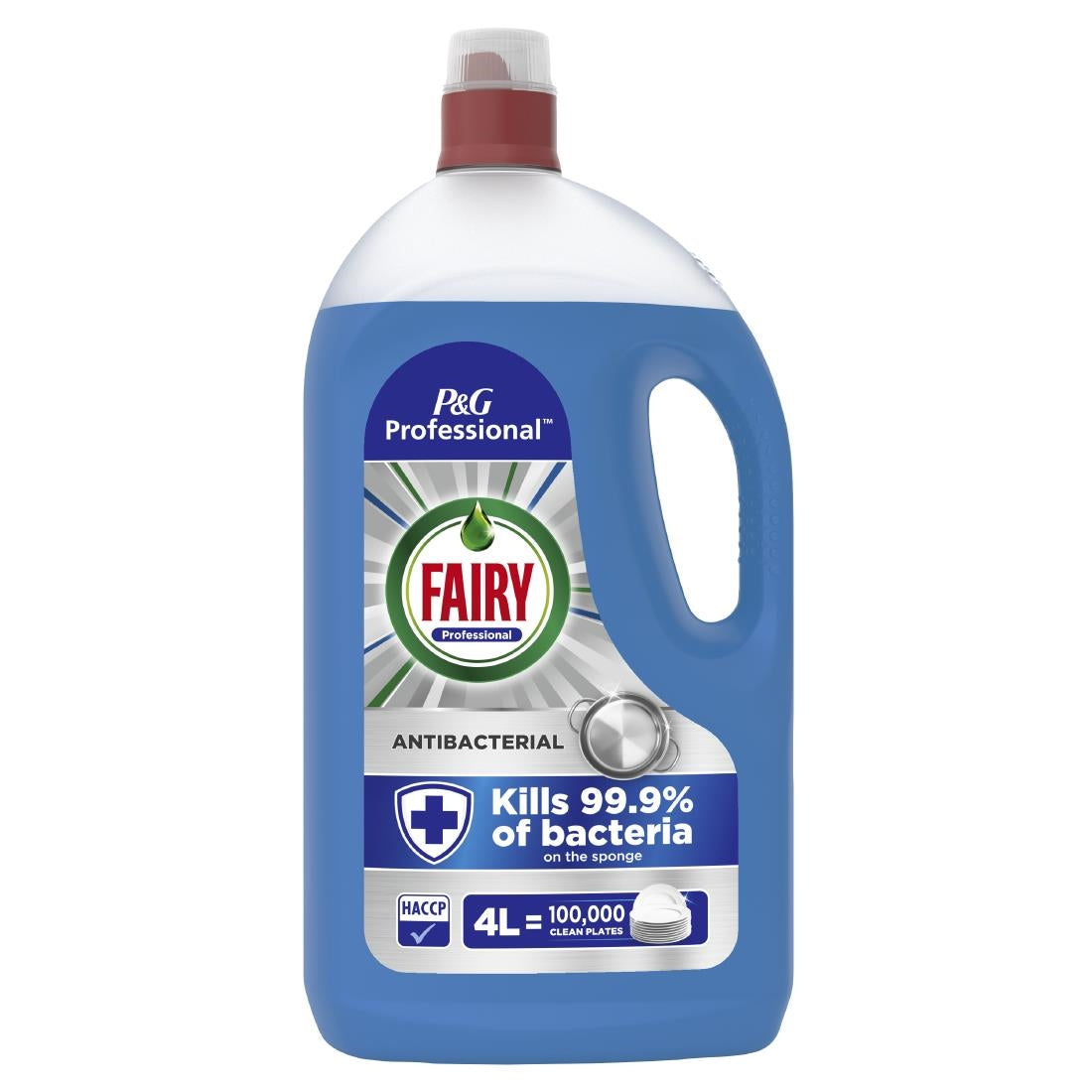 Fairy Professional Super Concentrated Washing Up Liquid Antibacterial 4Ltr (Pack of 2) - HY899 P&G Professional