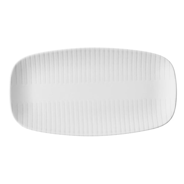 Churchill Era Grey Chef's Oblong Plates 350x187mm (Pack of 6) - HY910 Plates Churchill Super Vitrified