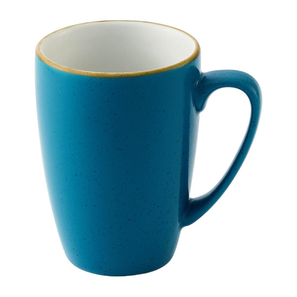 Churchill Stonecast Java Blue Profile Mugs 355ml (Pack of 12) - HY941 Churchill Super Vitrified Churchill Super Vitrified