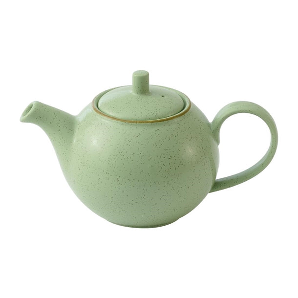 Churchill Stonecast Sage Green Replacement Lids for 443ml Teapots (Pack of 6) - HY959 Churchill Super Vitrified Churchill Super Vitrified
