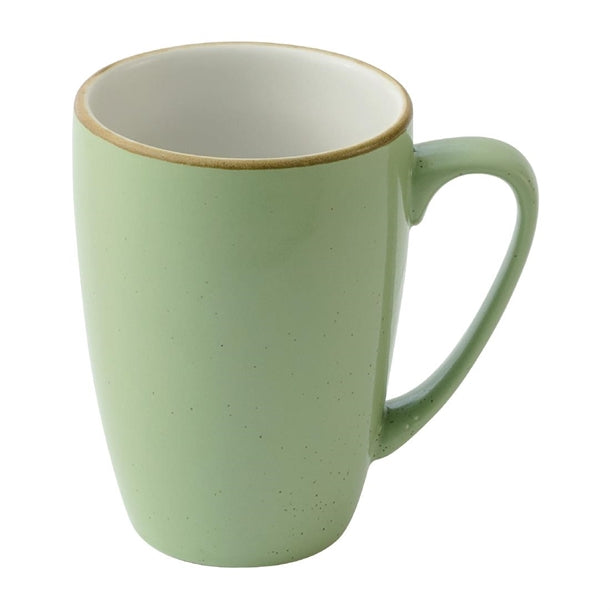 Churchill Stonecast Sage Green Profile Mugs 355ml (Pack of 12) - HY961 Churchill Super Vitrified Churchill Super Vitrified