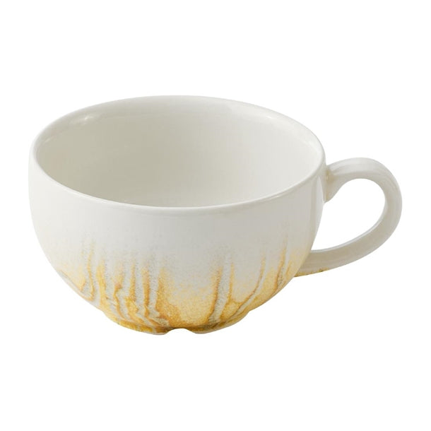 Churchill China Tide Gold Cafe Cappuccino Cups 236ml (Pack of 12) - HY969 Cups and Mugs Churchill Super Vitrified