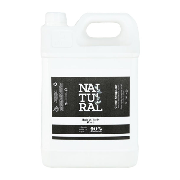 Hotel Complimentary Taylor of London 90% Natural Hair and Body Wash 5Ltr Refill - HZ025 Taylor of London