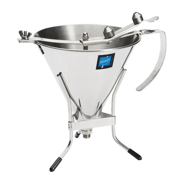 De Buyer Automatic Piston Funnel Stainless Steel - HZ121 De Buyer