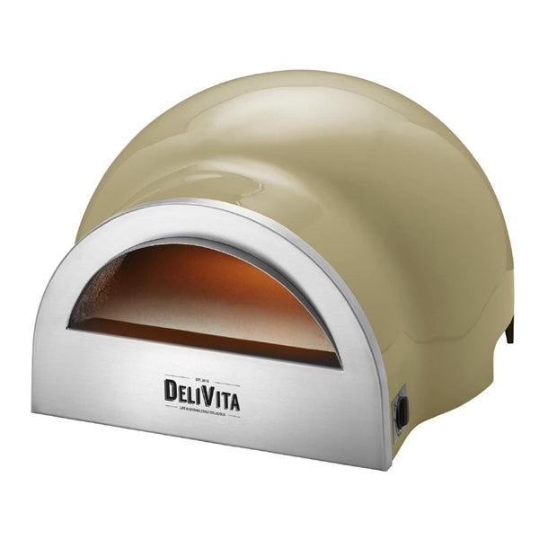 Delivita Dual Fuel Gas Pizza Oven Olive Green - HZ249 DeliVita