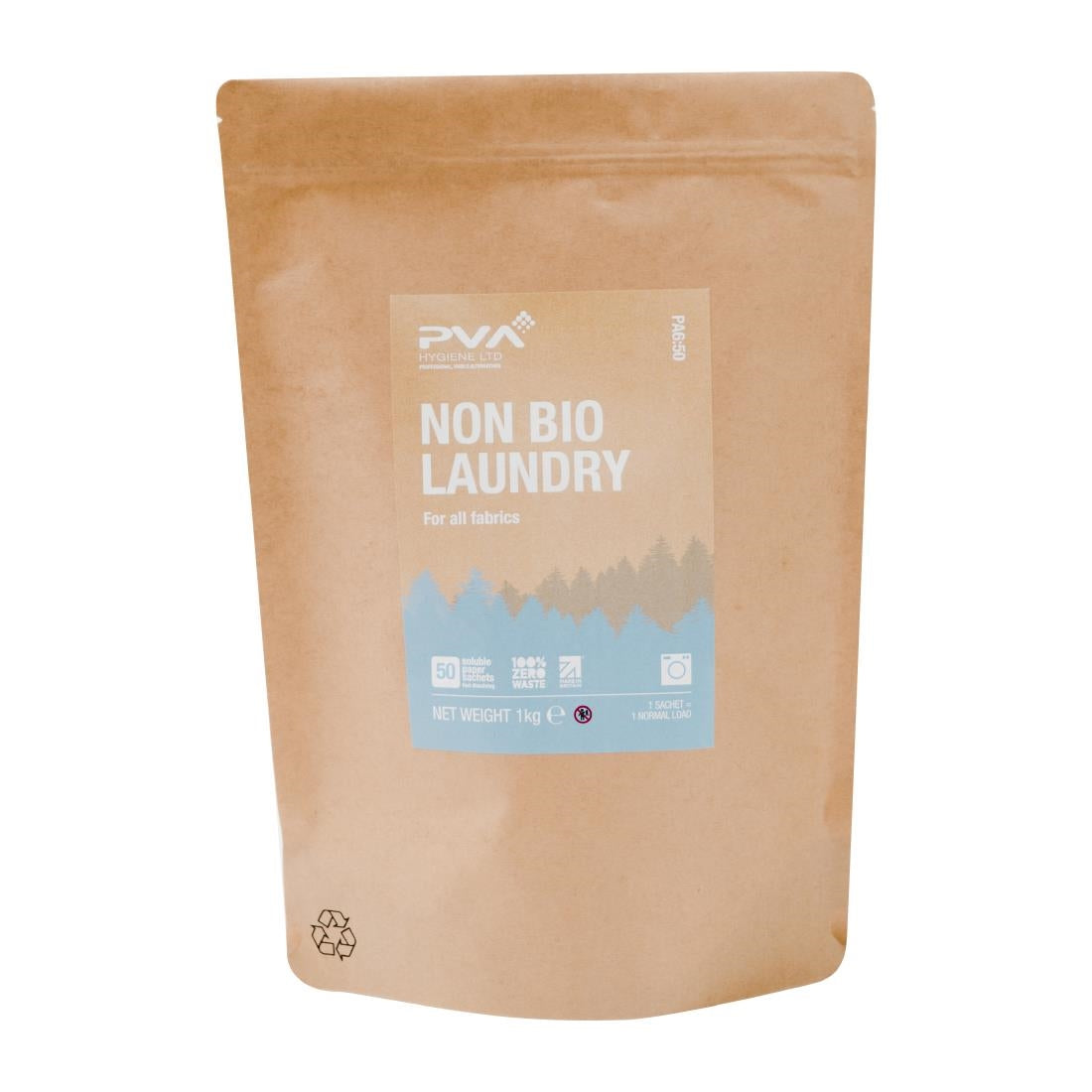 PVA Hygiene Water Soluble Paper Sachets Non-Bio Laundry (Pack of 50) - HZ308 PVA Hygiene