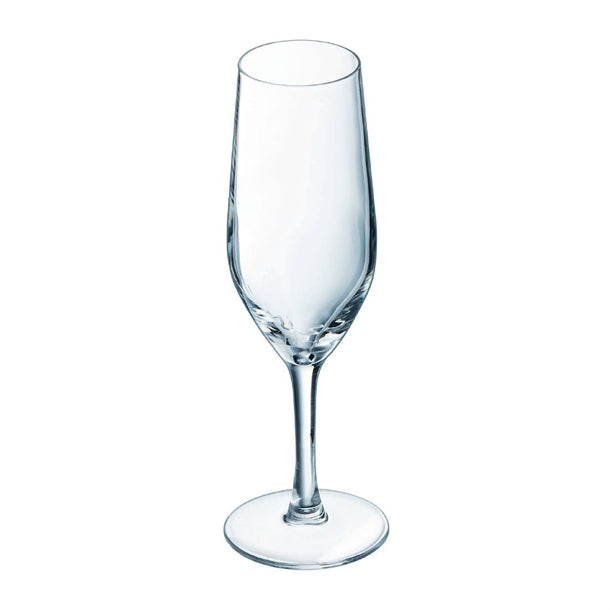 Chef & Sommelier Evidence Flute Glasses 160ml (Pack of 24) - HZ427 Wine Glasses Chef & Sommelier