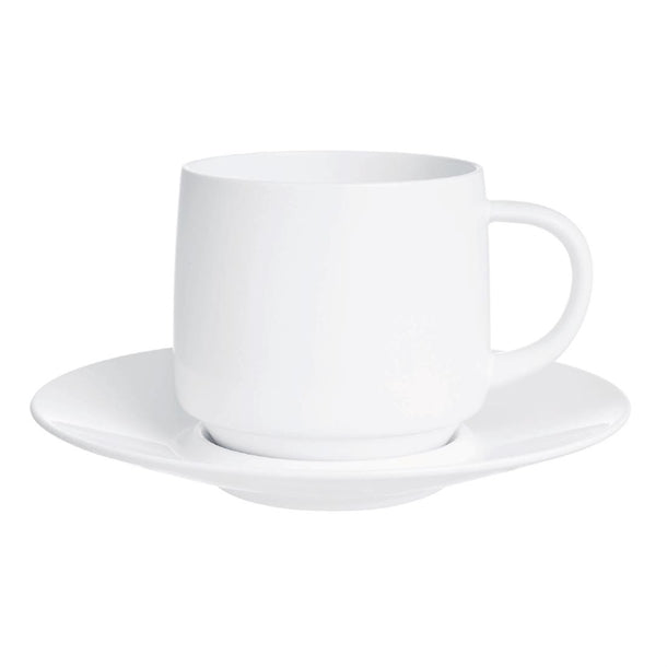 Arcoroc Intensity White Baril Saucers 140mm (Pack of 24) - HZ451 Arcoroc Crockery Arcoroc