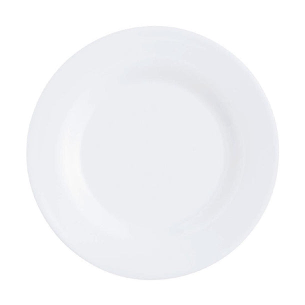 Arcoroc Intensity White Plates 205mm (Pack of 24) - HZ454 Plates Arcoroc
