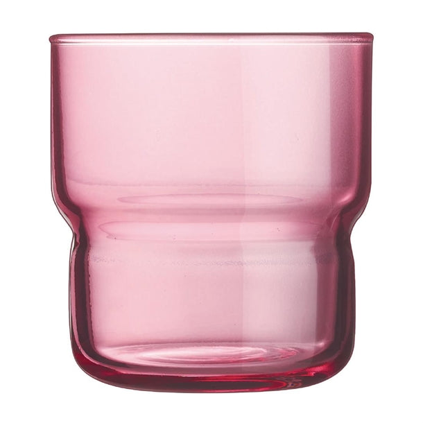 Arcoroc Log Brush Cherry Tumblers 220ml (Pack of 48) - HZ464 Utopia Hi Balls and Tumblers Arcoroc