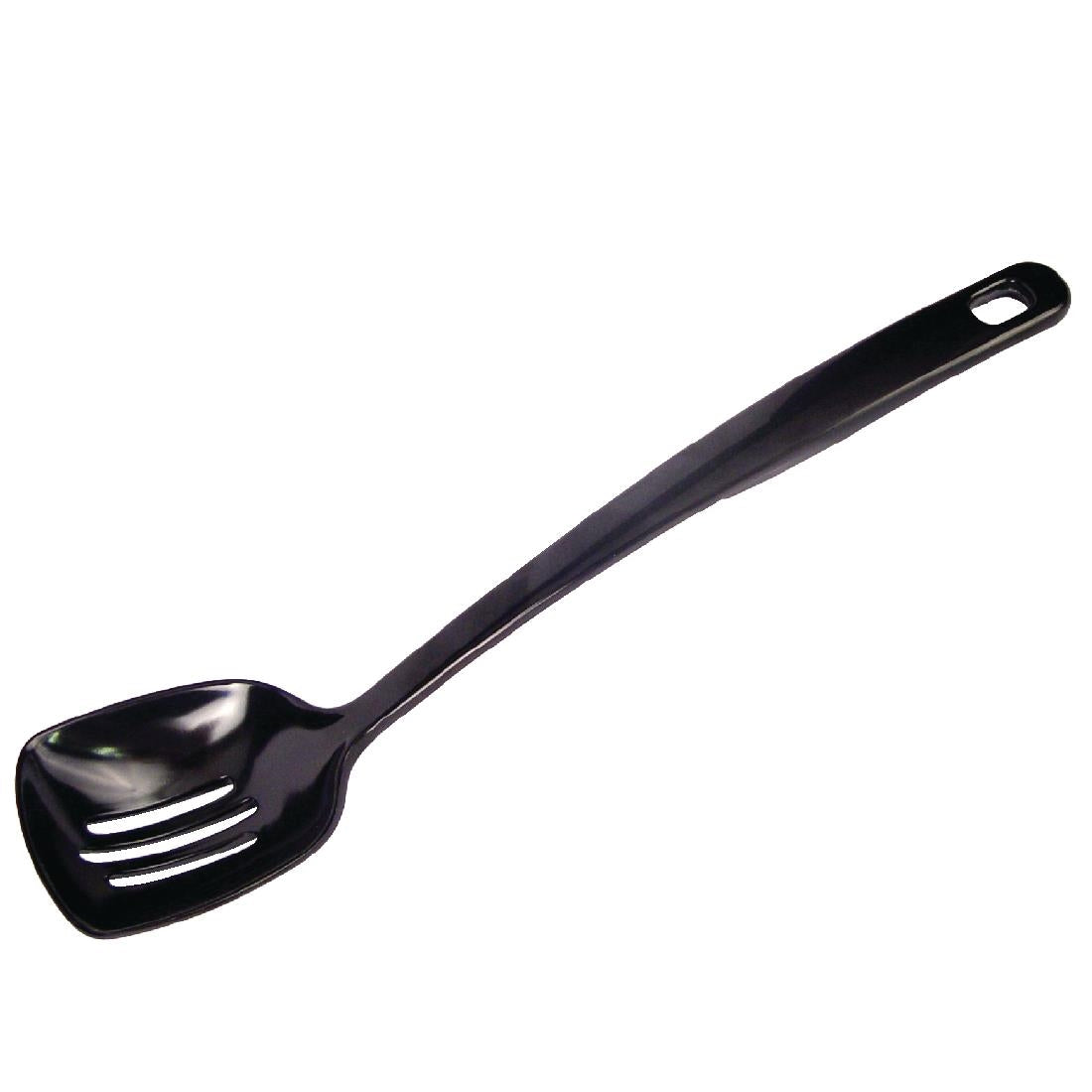 Black Slotted Serving Spoon 12" - J635 Dalebrook