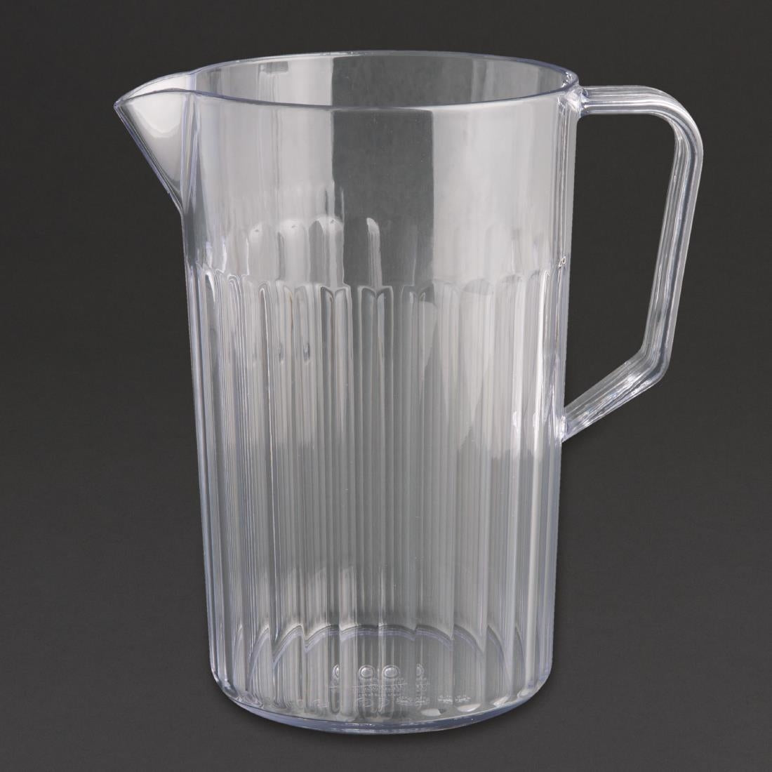 Olympia Kristallon Graduated Polycarbonate Jug 0.9Ltr - J902 Jugs, Pitchers, Decanters & Carafes Olympia