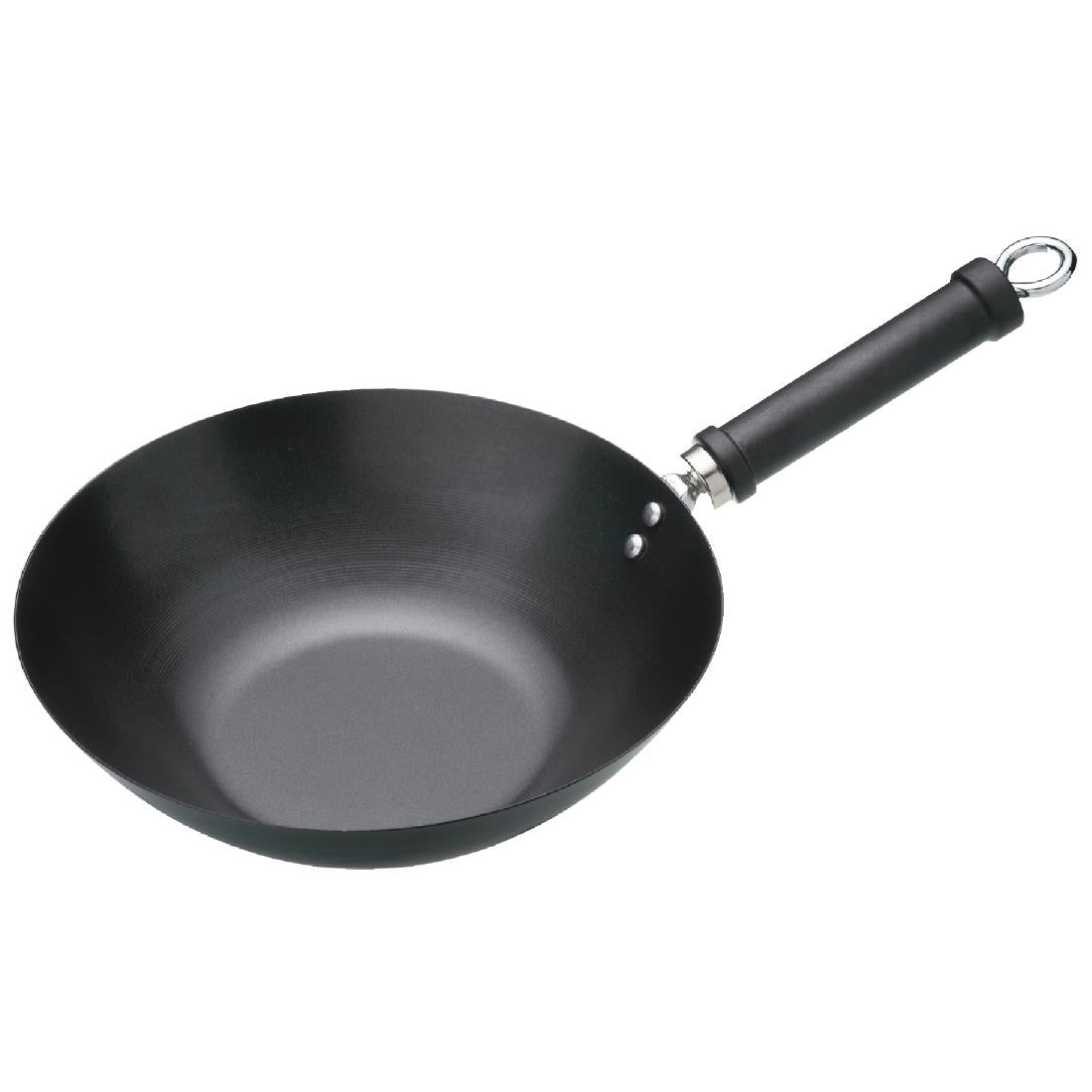 Kitchen Craft Non Stick Flat Base Wok 305mm - K249 Kitchen Craft