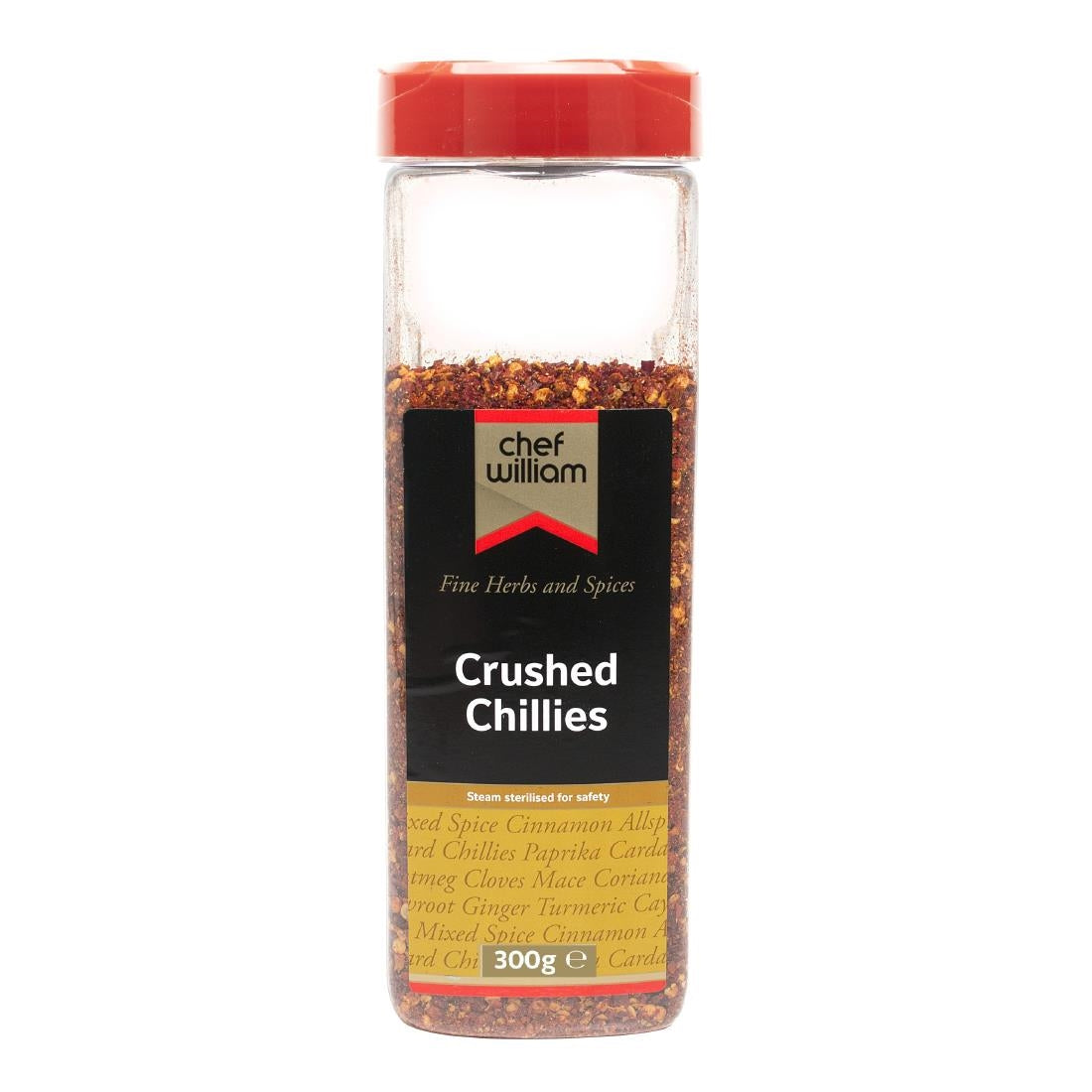 Chef William Crushed Chillies 300g - KA017 Chef William