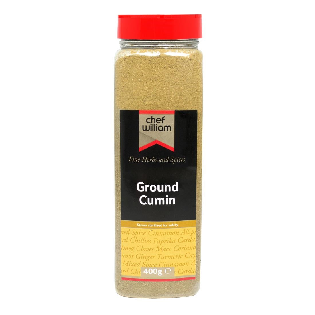 Chef William Ground Cumin 400g - KA020 Chef William