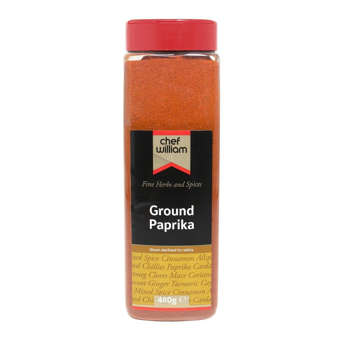 Chef William Ground Paprika 480g - KA027 Chef William