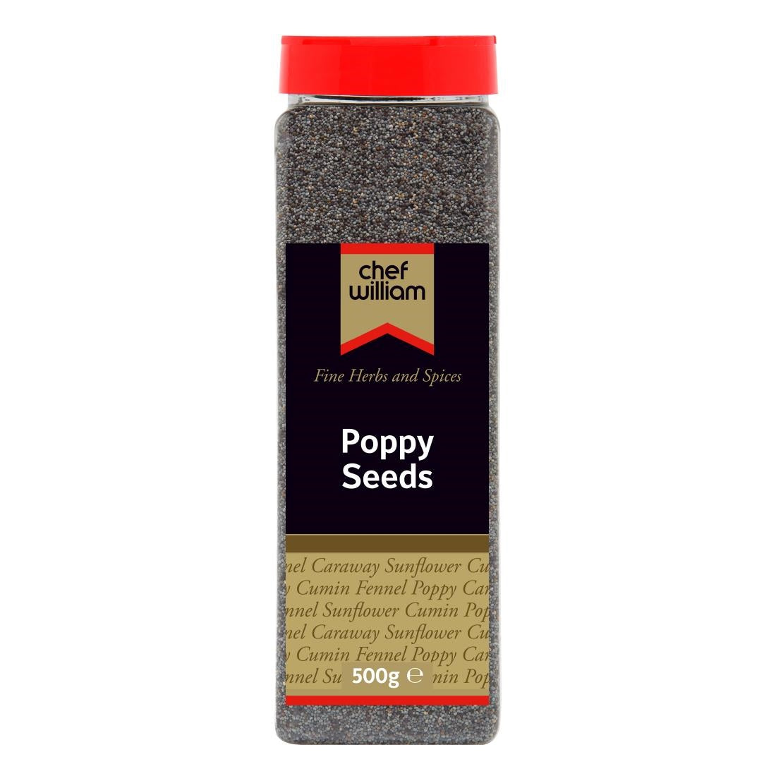 Chef William Poppy Seeds 500g - KA037 Chef William