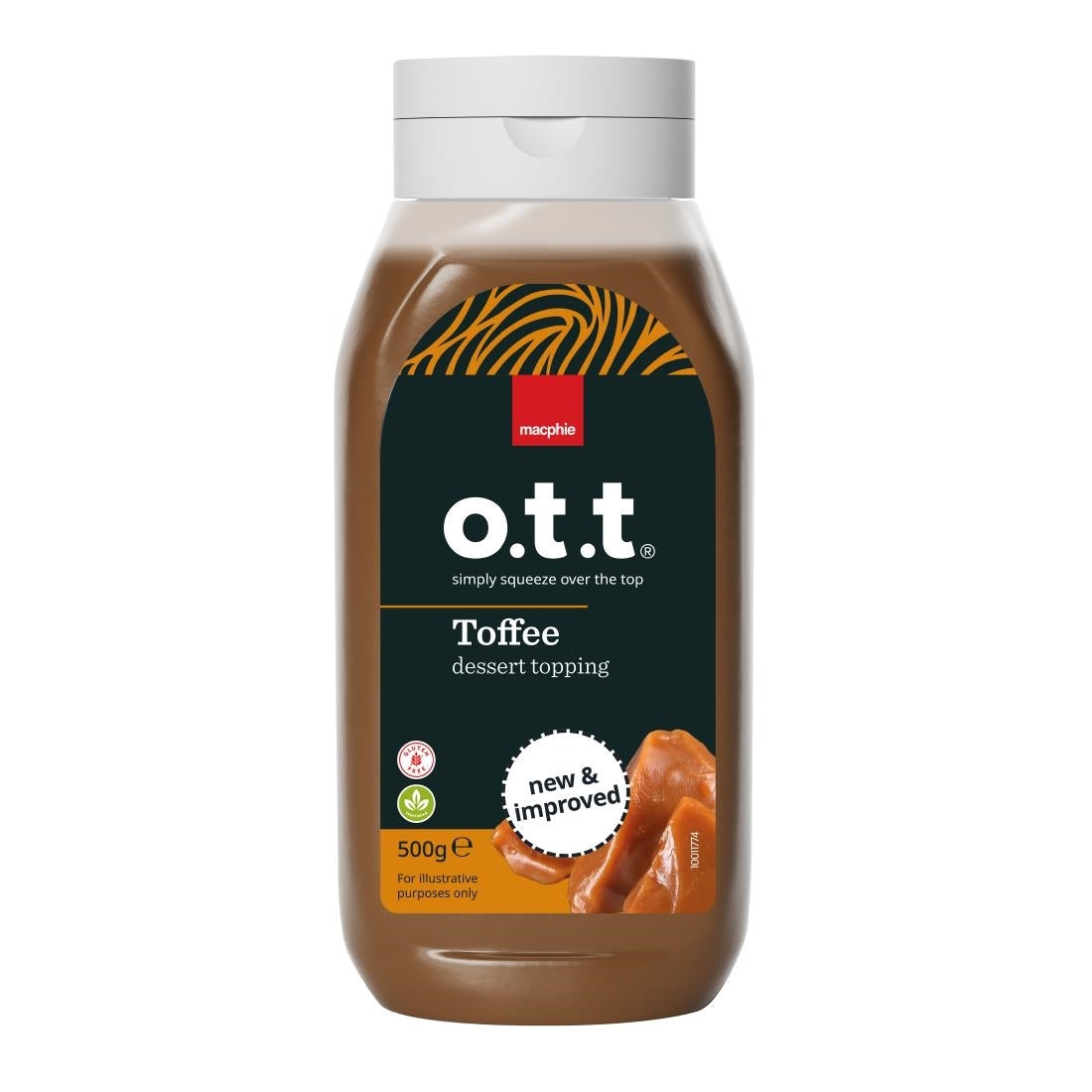 Macphie O.T.T Toffee Dessert Topping 500g - KA105 Macphie
