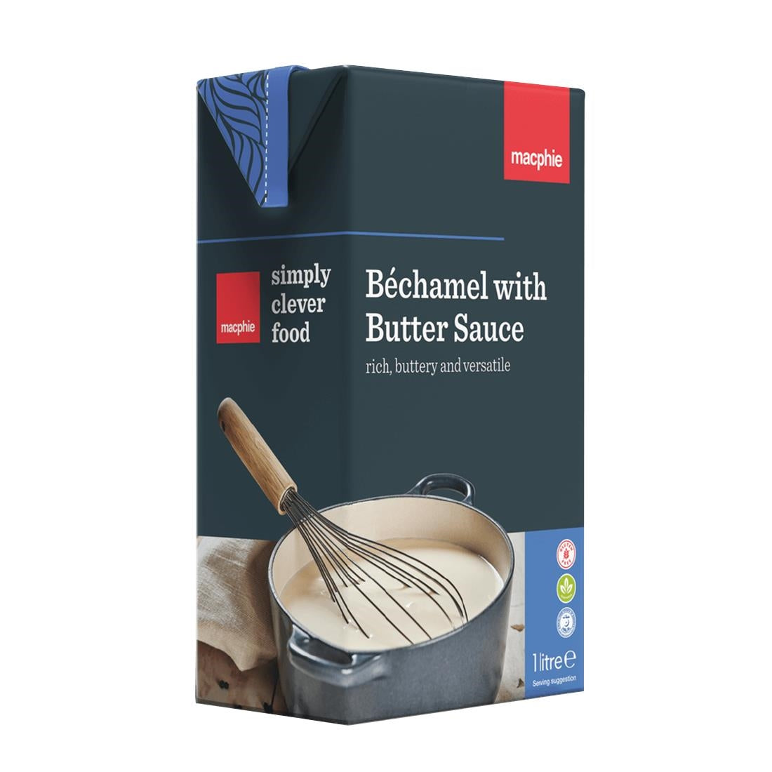 Macphie Bechamel Sauce with Butter 1Ltr - KA113 Macphie