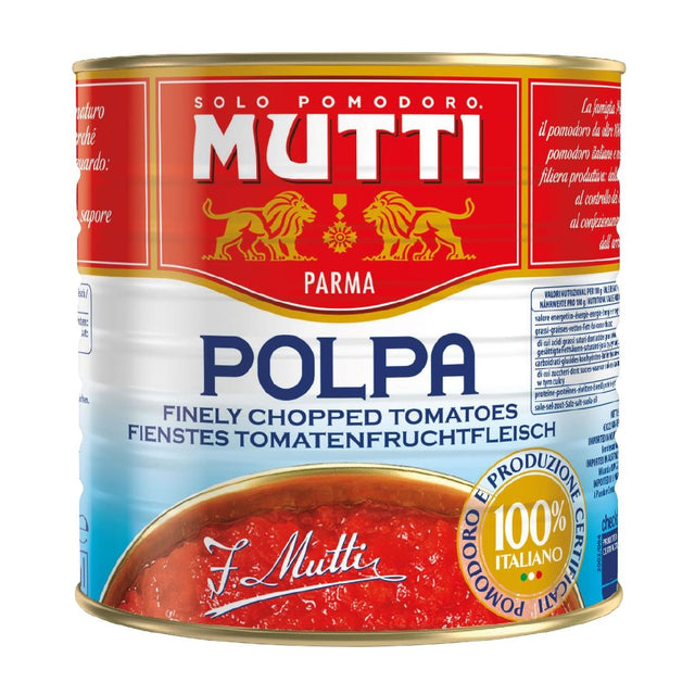 Mutti Finely Chopped Tomatoes 2.5kg - KA136  Mutti