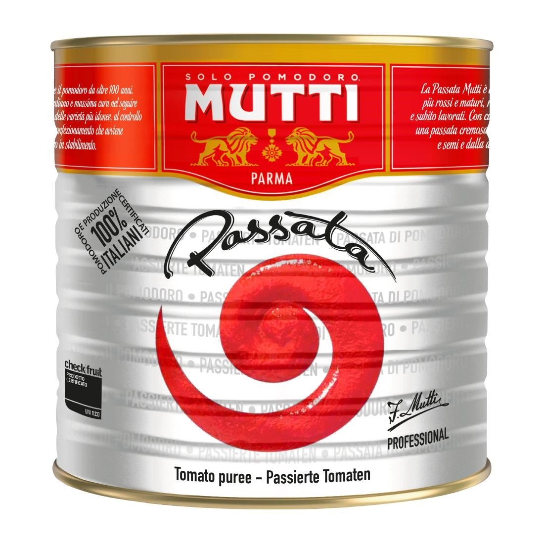 Mutti Passata 2.5kg - KA141  Mutti