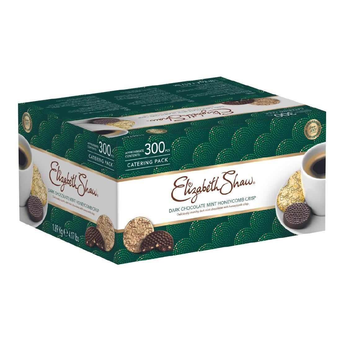 Elizabeth Shaw Dark Mint Crisp 1.89kg (Pack of 300 Singles) - KA215 Elizabeth Shaw