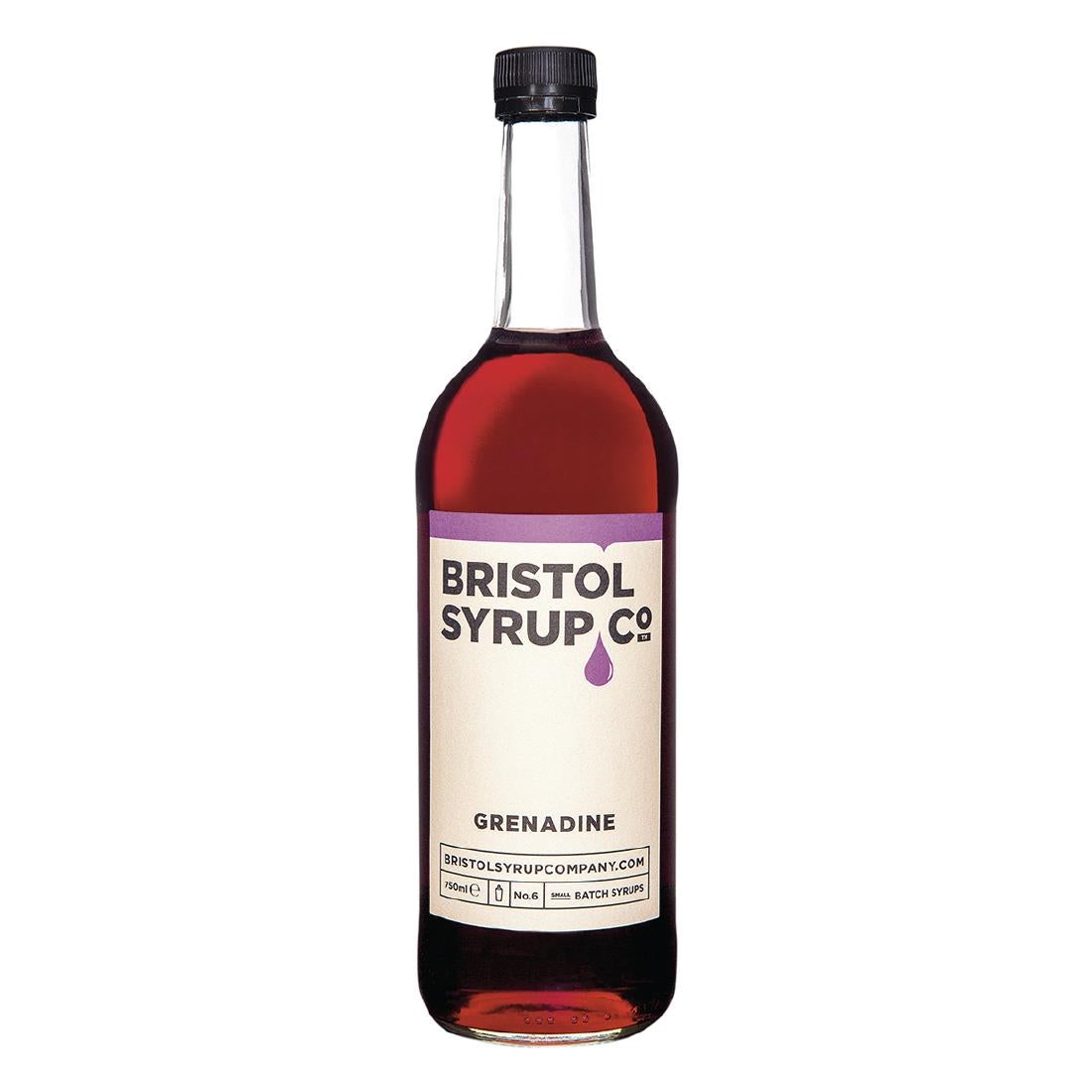Bristol Syrup Co. No.6 Grenadine Syrup 750ml - KA225 Bristol Syrup Company