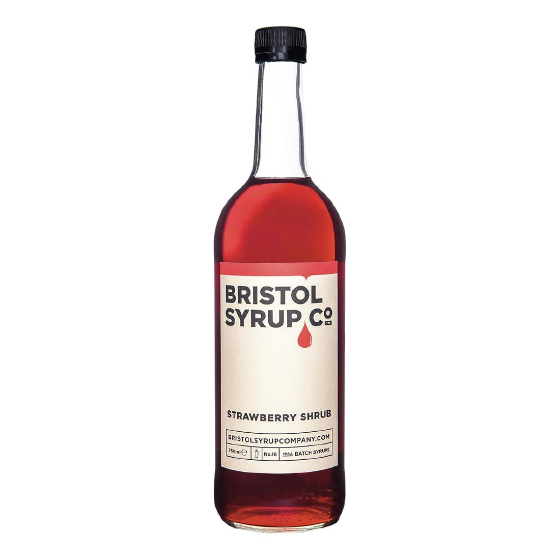 Bristol Syrup Co. No.16 Strawberry Shrub 750ml - KA234 Bristol Syrup Company