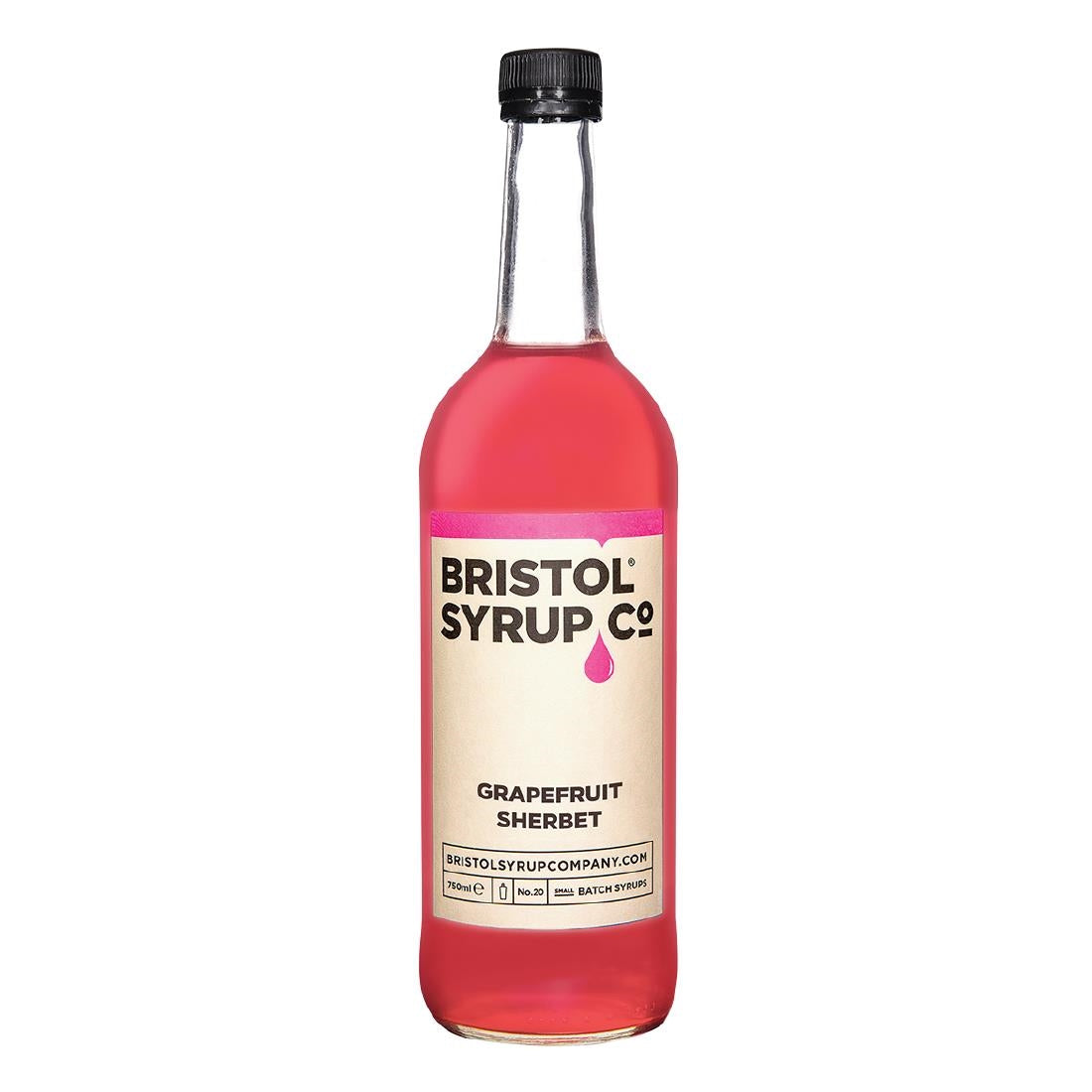 Bristol Syrup Co. No.20 Grapefruit Sherbet Syrup 750ml - KA238 Bristol Syrup Company