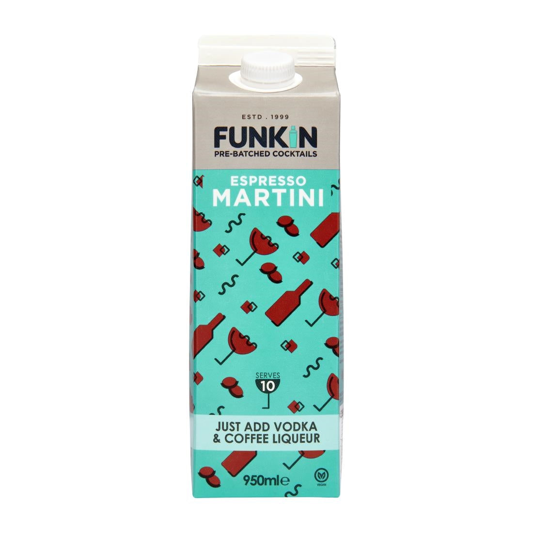 Funkin Espresso Martini Mixer 1Ltr - KA268 Funkin
