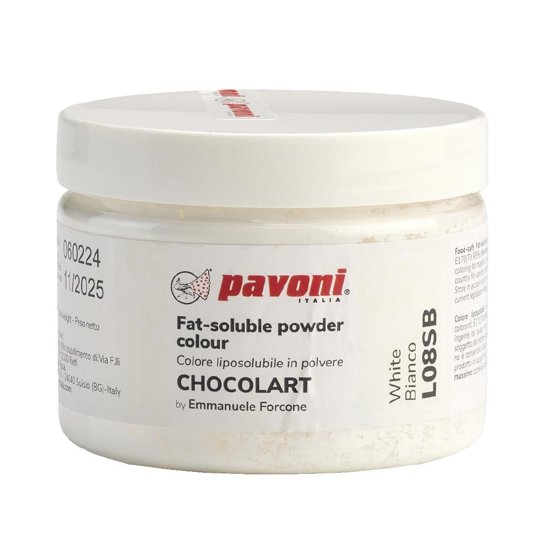 Pavoni Liposoluble Colours White 40g - KA345 Pavoni
