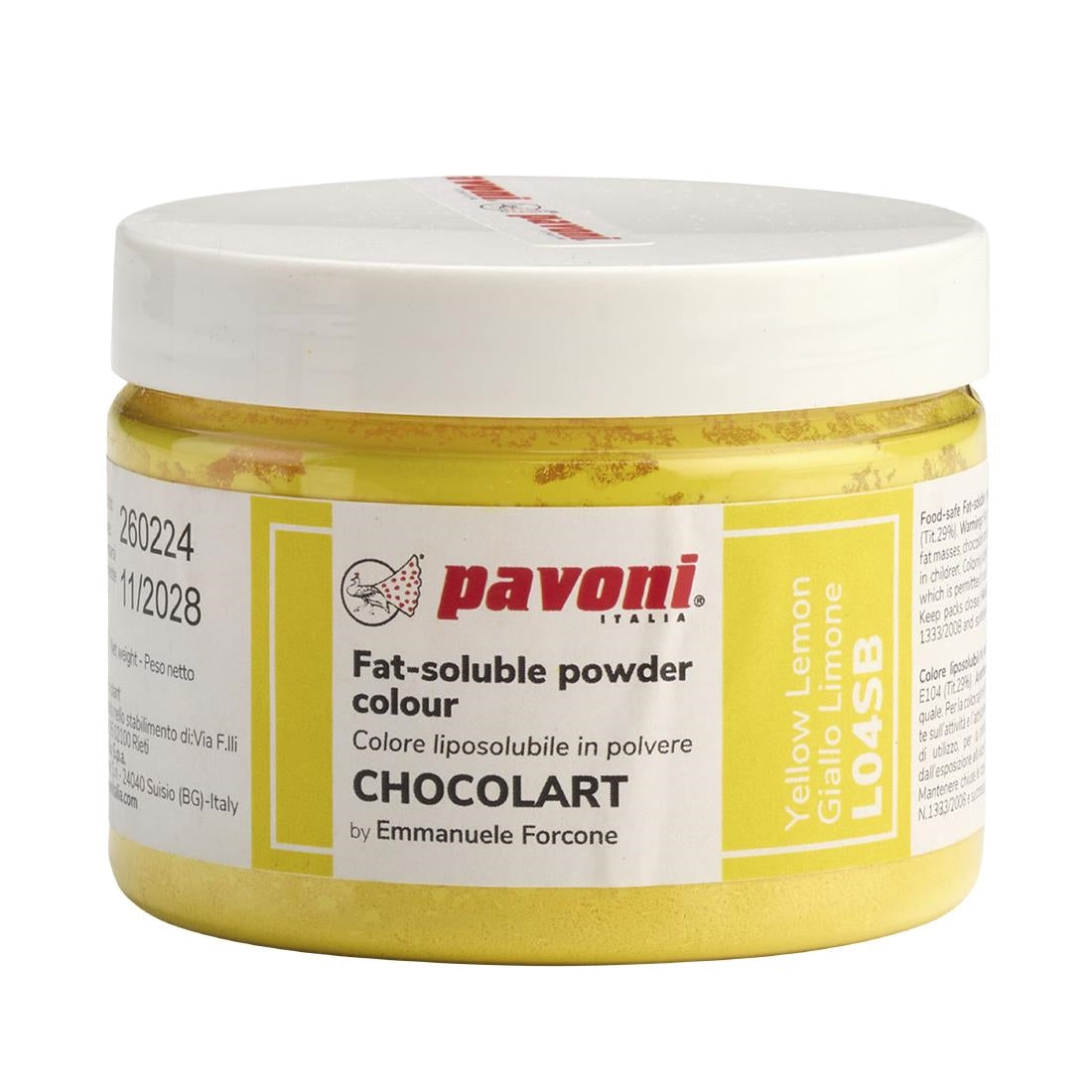 Pavoni Liposoluble Colours Lemon Yellow 40g - KA346 Pavoni