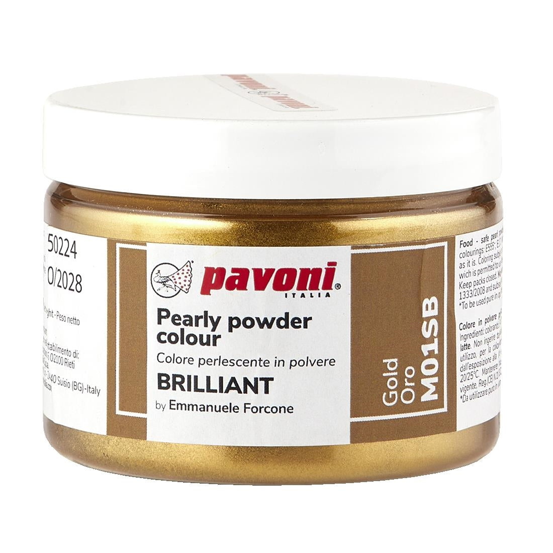 Pavoni Metallic Powder Gold 40g - KA349 Pavoni