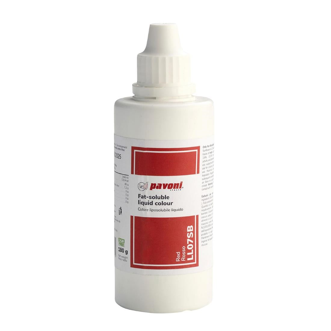 Pavoni Liposoluble Liquid Colours Red 180g - KA358 Pavoni