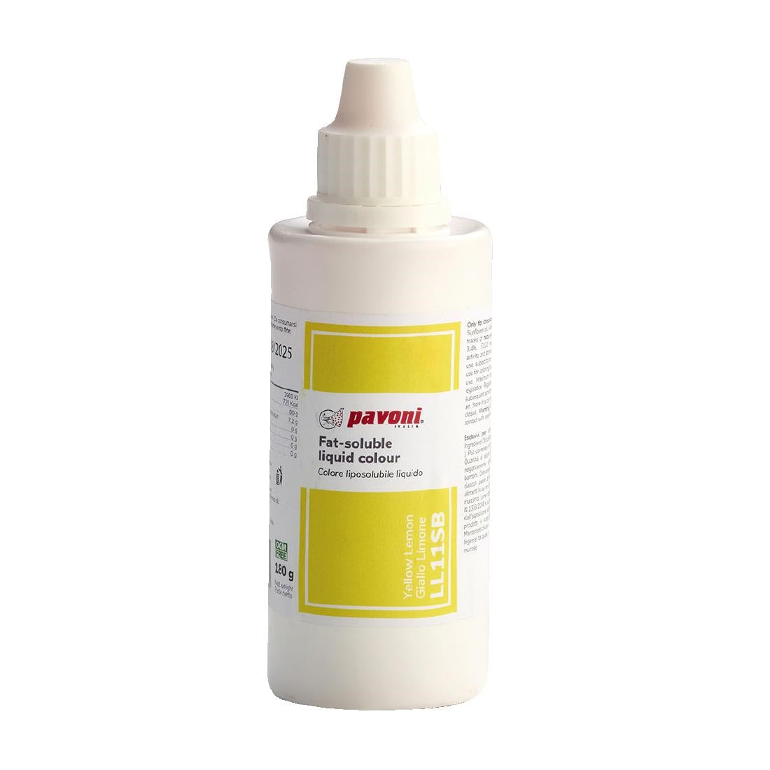 Pavoni Liposoluble Liquid Colours Lemon Yellow 180g - KA361 Pavoni