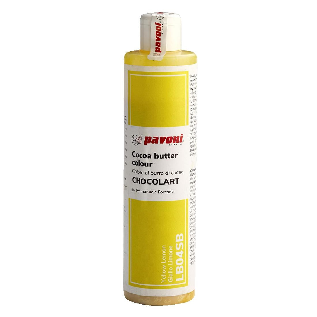 Pavoni Lemon Yellow Coloured Cocoa Butter 200g - KA365 Pavoni